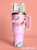 Pastel Peeps Deluxe Tumbler Charm Necklace