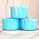 Powder Blue Shimmer Remix MACRAME Tumbler Boot