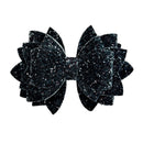 Black Glitter Tumbler Bow