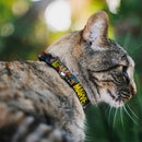 MARVEL COMICS Cat Collar Breakaway - MARVEL Retro Comic Panels Black Yellow