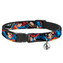 Cat Collar Breakaway - Superman Metropolis Face-Off