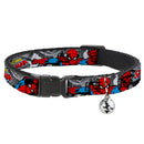 Cat Collar Breakaway - THE AMAZING SPIDER-MAN Stacked Comic Books Action Poses