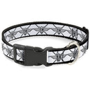 Plastic Clip Collar - BD Monogram2 White/Black