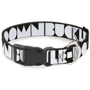 Plastic Clip Collar - BUCKLE-DOWN Shapes Black/White