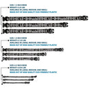 Plastic Clip Collar - BUCKLE-DOWN Shapes Black/Camo White/Black