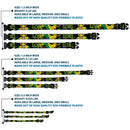 Plastic Clip Collar - LOKI in Action Black/Gray/Yellow/Green