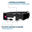 Plastic Clip Collar - Batman Signal Black/Fuchsia