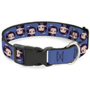 Plastic Clip Collar - The Apothecary Diaries Chibi Jinshi Flip Pose Blue
