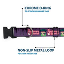 Plastic Clip Collar - THE APOTHECARY DIARIES Chibi Maomao Pose and Title Logo Purple
