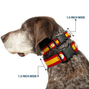 Plastic Clip Collar - The Flash Logo7/Stripe Red/White/Yellow