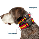 Plastic Clip Collar - The Flash Bolt Stripe Red/Yellow