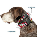 Plastic Clip Collar - Flash Logo Scattered Red/White/Yellow