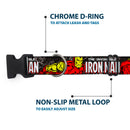 Plastic Clip Collar - THE INVINCIBLE IRON MAN Stacked Comic Books/Action Poses