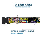 Plastic Clip Collar - Superheroines Wonder Woman/Supergirl/Batgirl