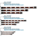 Plastic Clip Collar - X-Men Gambit Cards 4-Pose Blocks