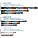 Plastic Clip Collar - Wonder Woman Face w/Stars