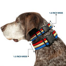 Plastic Clip Collar - Wonder Woman Stripe/Stars Red/Gold/Blue/White