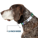 THE APOTHECARY DIARIES Title Logo Full Color Black/Red/White Seatbelt Buckle Collar - The Apothecary Diaries Jinshi and Maomao Pose Blocks White/Blue/Green