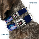 THE APOTHECARY DIARIES Title Logo Full Color Black/Red/White Seatbelt Buckle Collar - THE APOTHECARY DIARIES Maomao Hands Out Pose and Title Logo Purples