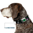 HAHA Stacked Black/Gray/Green Seatbelt Buckle Collar - Joker DIE LAUGHING! HAHA Black/Purple/Green