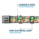 SOUTH PARK Title Logo Full Color Black/White Seatbelt Buckle Collar - South Park Boys Expressions Stacked