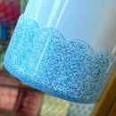 Blue Glitter Scalloped Tumbler Boot
