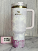 Laura’s Pretty Purple REMIX MACRAME Tumbler Boot