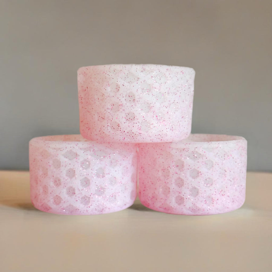 Pink Glitter WAFFLE Tumbler Boot