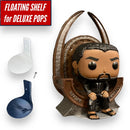 DELUXE size Floating Figure Shelves for POP! DELUXE Vinyl figures | Wall Stand Display Shelves for LARGE pops 6-inch or Deluxe