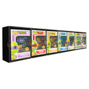 KUBBIE SLIM BLACK (1x7) - In Box Display Case for Funko Pops, Wall Mountable & Stackable Pop Shelf (Cardboard)