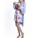 ??Blooming Women by Angel 4 Piece Robe and Matching Baby Set, Size XL