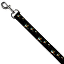 Dog Leash - Flying Mallards Black