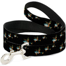 Dog Leash - Flying Mallards Black
