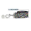 Dog Leash - Leopard White/Multi Color