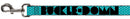 Dog Leash - BUCKLE-DOWN Shapes Dot Turquoise/White/Black