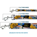 Dog Leash - Cali License Plates Stacked