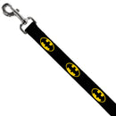 Dog Leash - Batman Shield Black/Yellow