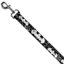 Dog Leash - Batman Outlines Black/White