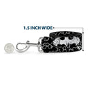Dog Leash - Batman Outlines Black/White