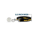 Dog Leash - Bat Signal-1 Black/Yellow