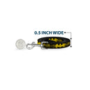 Dog Leash - Batman Shield CLOSE-UP Sketch Black/Yellow
