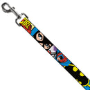 Dog Leash - BATGIRL in Action w/Face CLOSE-UP