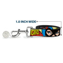 Dog Leash - BATGIRL in Action w/Face CLOSE-UP