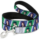 Dog Leash - The Apothecary Diaries Jinshi and Maomao Pose Blocks White/Blue/Green