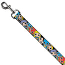 Dog Leash - DC Mini Group Stacked Black