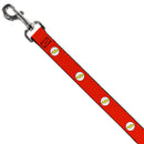 Dog Leash - Flash Logo Red/White/Yellow