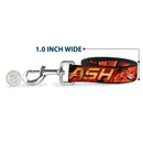 Dog Leash - THE FLASH/Logo3/Poses Black/Red/Gold
