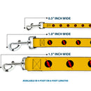 Dog Leash - Reverse Flash Logo Golden Yellow/Black/Red
