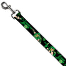 Dog Leash - GREEN ARROW Action Poses Targets Black Greens