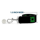 Dog Leash - Green Lantern Logo Black/Green